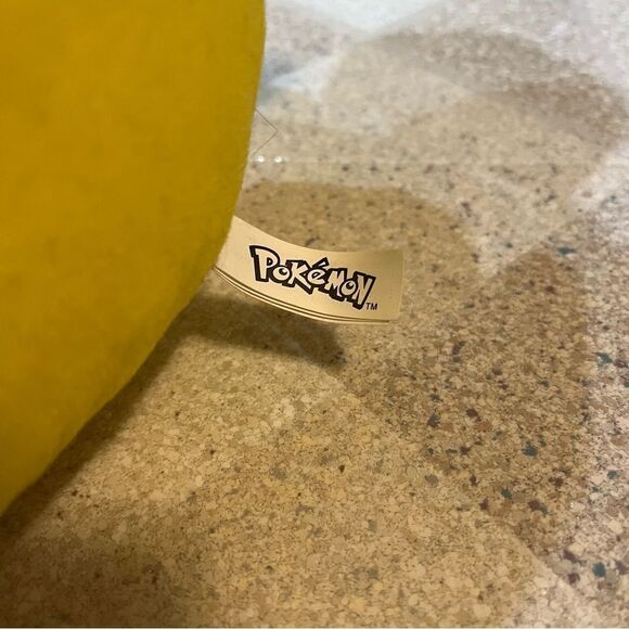 Pikachu Pokemon Plush Toy Factory New With Tags NWT inflatable style 15” body - Picture 6 of 6